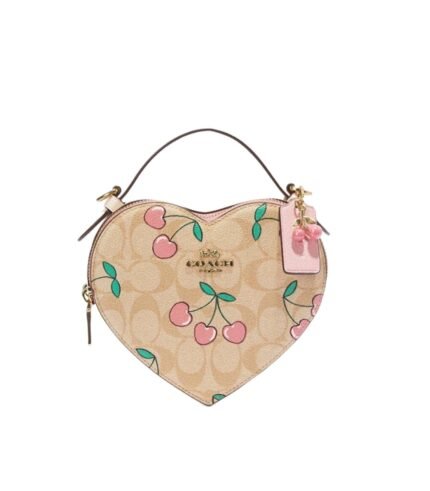 LIMITED EDITION COACH CHERRY HEART PURSE