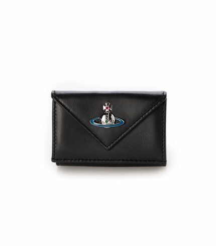 VIVIENNE WESTWOOD ENVELOPE BILLFOLD LEATHER WALLET