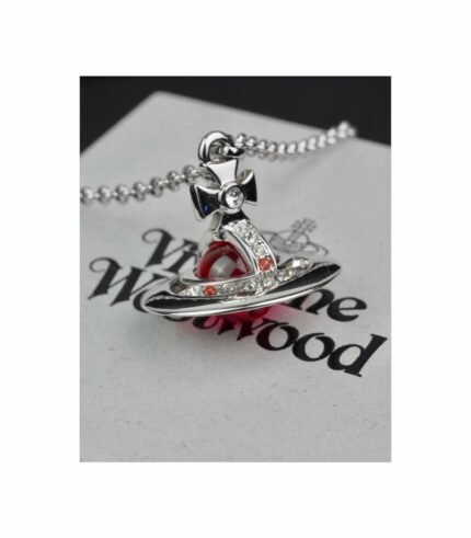 VIVIENNE WESTWOOD RED ORB NECKLACE *RARE*