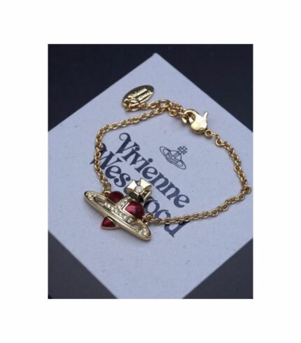 VIVIENNE WESTWOOD DIAMATE HEART BRACELET