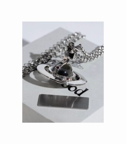 VIVIENNE WESTWOOD ORB NECKLACE *BLACK* *RARE*