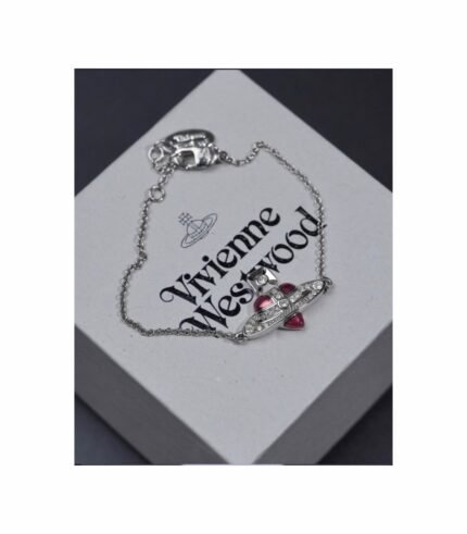 VIVIENNE WESTWOOD DIAMATE HEART BRACELET