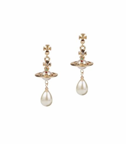 VIVIENNE WESTWOOD PEARL DROP EARRINGS