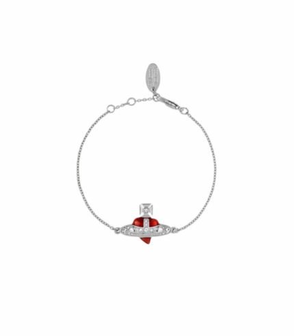 VIVIENNE WESTWOOD DIAMATE HEART BRACELET